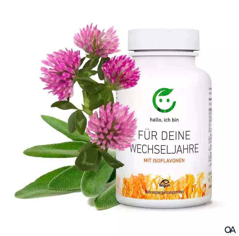 hallo, ich bin Für deine Wechseljahre - Isoflavone Komplex Kapseln hallo, ich bin Für deine Wechseljahre - Isoflavone Komplex Kapseln