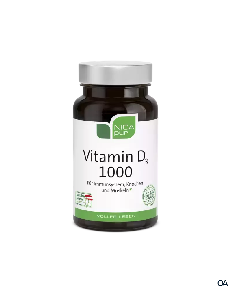 NICApur Vitamin D3 1000 Kapseln