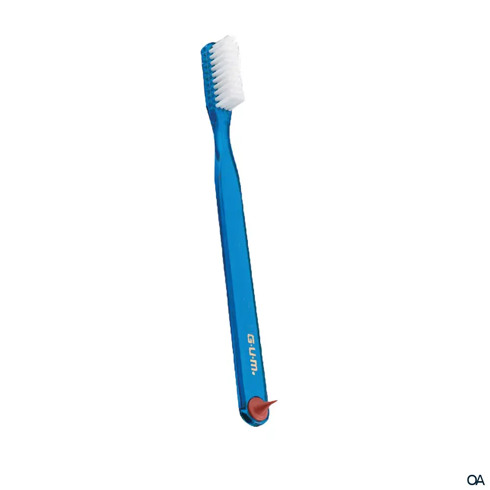 GUM® Classic Zahnbürste schlank, weich (mit Gummikegel) 311