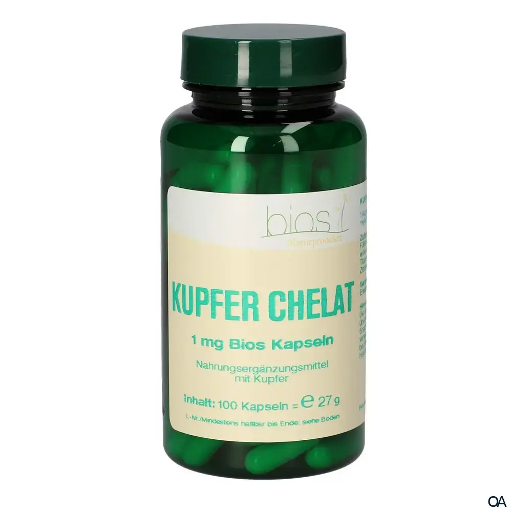 Bios Kupfer Chelat 1 mg Kapseln