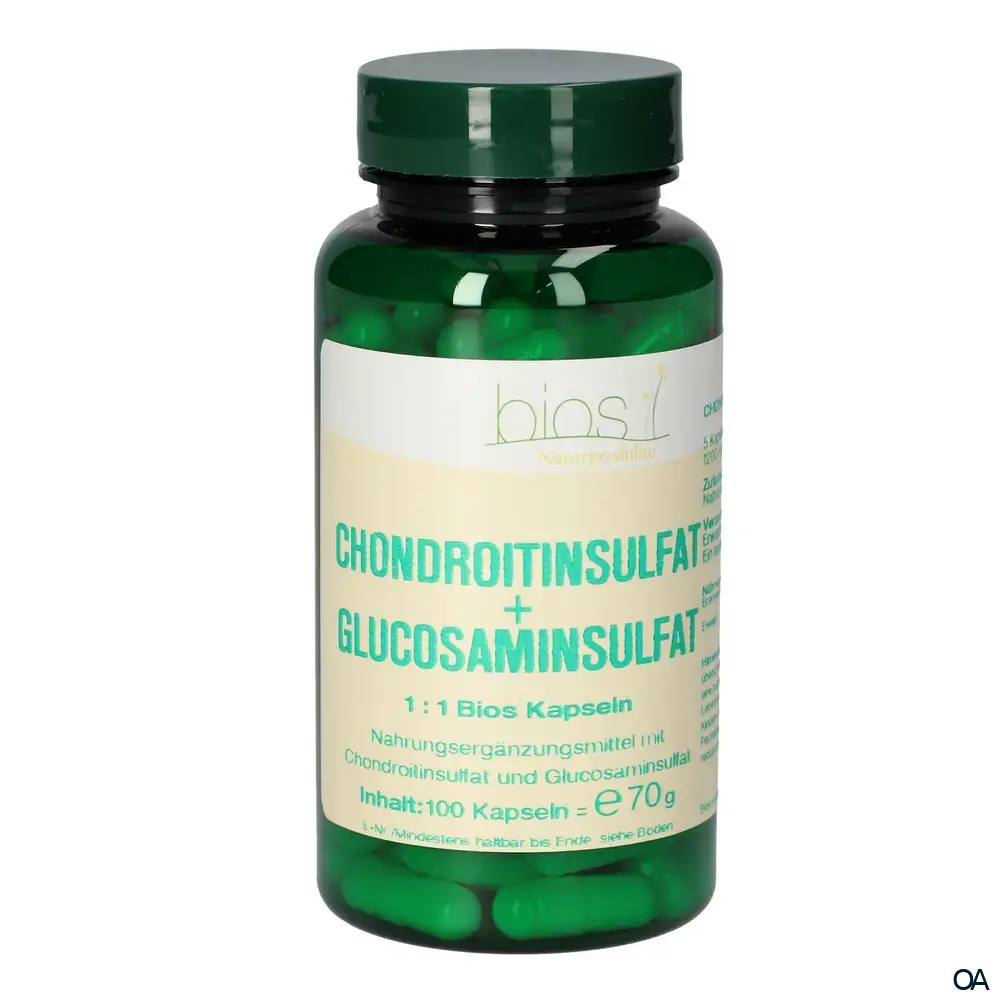 Bios Chondroitin + Glucosaminsulfat Kapseln Bios Chondroitin + Glucosaminsulfat Kapseln