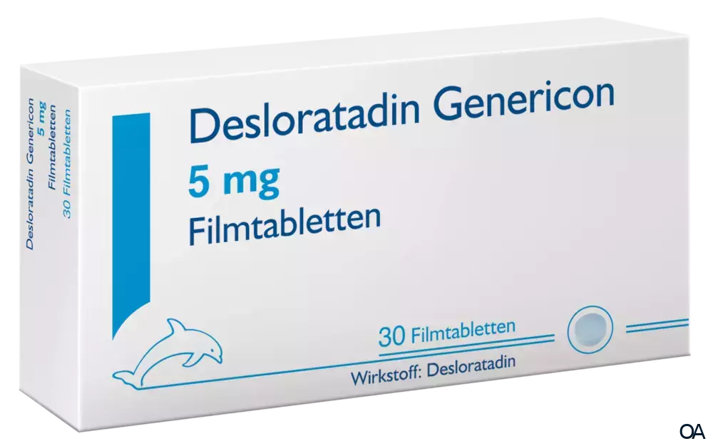 Desloratadin Genericon Filmtabletten 5 mg Desloratadin Genericon Filmtabletten 5 mg