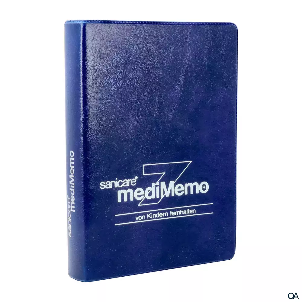 sanicare® mediMemo Medikamentendispenser Buchform sanicare® mediMemo Medikamentendispenser Buchform